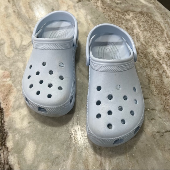 CROCS Shoes - Light Blue Crocs Size 8